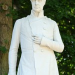 Denkmal Friedrich Wilhelm III. im Großen Tiergarten in Berlin-Tiergarten von Johann Friedrich Drake aus dem Jahr 1849, Zustand: Juni 2015.