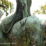 Reiterstandbild “Amazone zu Pferd” von Louis Tuaillon im Großen Tiergarten in Berlin, Detailansicht