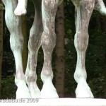 Reiterstandbild “Amazone zu Pferd” von Louis Tuaillon im Großen Tiergarten in Berlin, Detailansicht