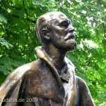 Denkmal Emil Fischer in Berlin-Mitte von Fritz Klimsch, Detailansicht des Kopfes