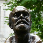 Denkmal Emil Fischer in Berlin-Mitte von Fritz Klimsch, Detailansicht des Kopfes