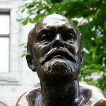 Denkmal Emil Fischer in Berlin-Mitte von Fritz Klimsch, Detailansicht des Kopfes