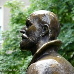 Denkmal Emil Fischer in Berlin-Mitte von Fritz Klimsch, Detailansicht des Kopfes