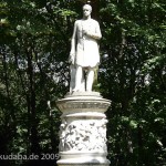 Denkmal Friedrich Wilhelm III. im Großen Tiergarten in Berlin-Tiergarten von Johann Friedrich Drake aus dem Jahr 1849, Gesamtansicht