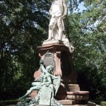 Lessing-Denkmal im Großen Tiergarten in Berlin von Otto Lessing, Gesamtansicht