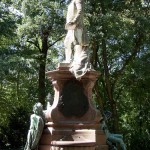 Lessing-Denkmal im Großen Tiergarten in Berlin von Otto Lessing, Gesamtansicht