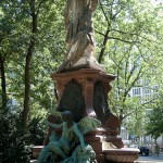 Lessing-Denkmal im Großen Tiergarten in Berlin von Otto Lessing, Gesamtansicht