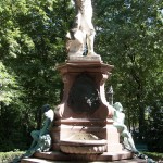 Lessing-Denkmal im Großen Tiergarten in Berlin von Otto Lessing, Gesamtansicht