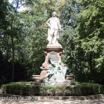 Lessing-Denkmal im Großen Tiergarten in Berlin von Otto Lessing, Gesamtansicht