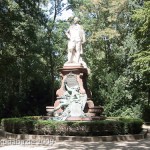 Lessing-Denkmal im Großen Tiergarten in Berlin von Otto Lessing, Gesamtansicht