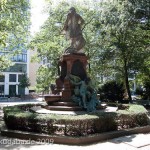 Lessing-Denkmal im Großen Tiergarten in Berlin von Otto Lessing, Gesamtansicht