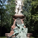 Lessing-Denkmal im Großen Tiergarten in Berlin von Otto Lessing, Gesamtansicht