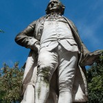 Lessing-Denkmal im Großen Tiergarten in Berlin von Otto Lessing, Gesamtansicht der Standfigur