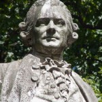 Lessing-Denkmal im Großen Tiergarten in Berlin von Otto Lessing, Detailansicht der Standfigur