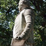 Lessing-Denkmal im Großen Tiergarten in Berlin von Otto Lessing, Detailansicht der Standfigur