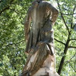 Lessing-Denkmal im Großen Tiergarten in Berlin von Otto Lessing, Gesamtansicht der Standfigur