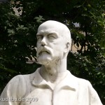 Denkmal Robert Koch in Berlin-Mitte von Louis Tuaillon von 1916, Detailansicht der Kopfes