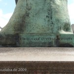 Zieten-Denkmal in der Mohrenstraße in Berlin-Mitte, Detailansicht der Standfigur