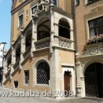 Rathaus in Ulm, Detailansicht der Westseite