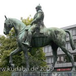 Reiterdenkmal Wilhelm I. in Lübeck von Louis Tuaillon, Gesamtansicht der Skulptur