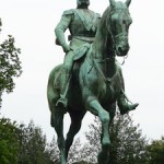 Reiterdenkmal Wilhelm I. in Lübeck von Louis Tuaillon, Gesamtansicht der Skulptur