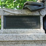 Fontane-Denkmal in Neuruppin von Max Wiese von 1907, Detailansicht