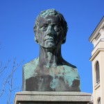 Hegel-Denkmal in Berlin-Mitte von Gustav Blaeser von 1870, Detailansicht