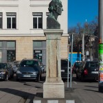 Hegel-Denkmal in Berlin-Mitte von Gustav Blaeser von 1870, Gesamtansicht