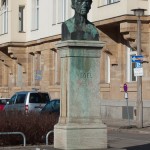 Hegel-Denkmal in Berlin-Mitte von Gustav Blaeser von 1870, Gesamtansicht