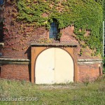 Ehemaliger Wasserturm an der Gaussstraße 11 im neoromanischen Stil von Paul Bratring in Berlin-Charlottenburg, Detailansicht